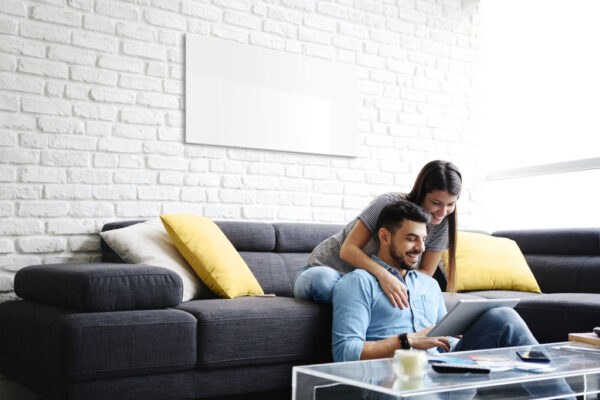 Fehér üveg infrapanel vásárlás