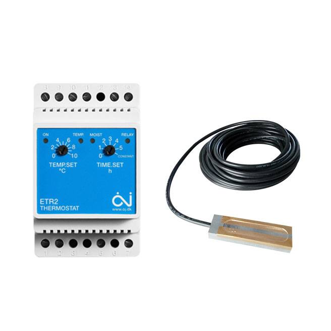 ETR2 termostat + ETOR55 senzor vlhkosti - zrážok ETR2 termostat + ETOR55 senzor vlhkosti - zrážok