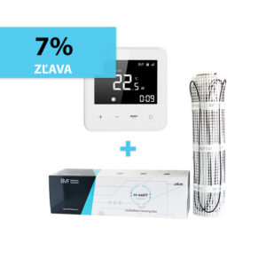 BVF H-MAT 100w/m² vykurovacia rohož + BVF 801 izbový termostat