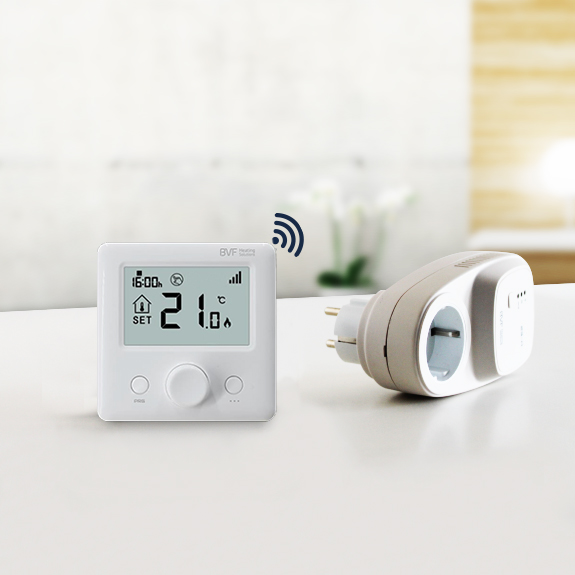 BVF 24-FA - RF termosztát konnektor adapterrel BVF 24-FA - RF termosztát konnektor adapterrel – Obrázok 2