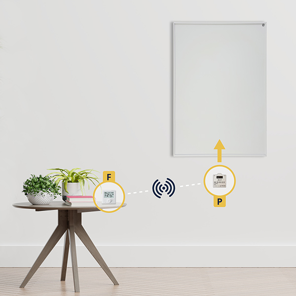 BVF 24-FP - RF termosztát infrapanel vezérléséhez BVF 24-FP - RF termosztát infrapanel vezérléséhez – Obrázok 2