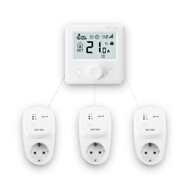 BVF 24-FA - RF termosztát konnektor adapterrel BVF 24-FA - RF termosztát konnektor adapterrel – Obrázok 8