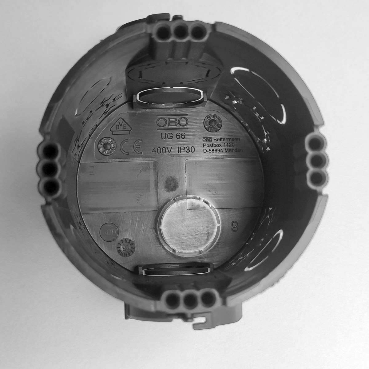 OBO UG 66 szerelvénydoboz 65*66 mm OBO UG 66 szerelvénydoboz 65*66 mm – Obrázok 2