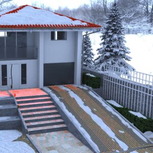 Exteriérové vykurovacie káble